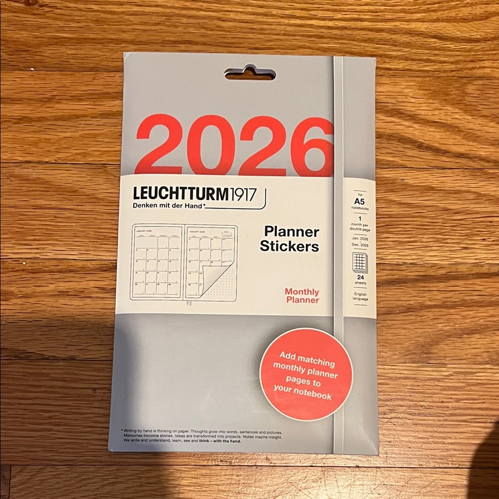 Leuchtturm1917 2026 Monthly Planner Stickers